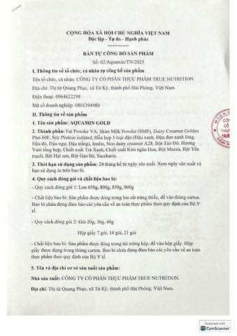  Aquamin Gold - True Nutrition 