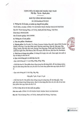  Gludiabest Gold - True Nutrition 