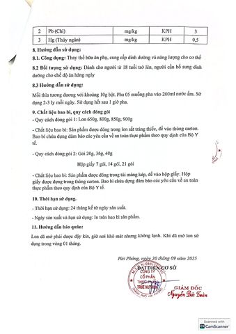  Thực phẩm Canxi Gold - True Nutrition 