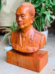 Tượng Danh Nhân - Tượng Gỗ Bác Hồ cao 40cm
