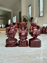 Tượng Phật - Di lặc để bàn cao 20 - gỗ trắc