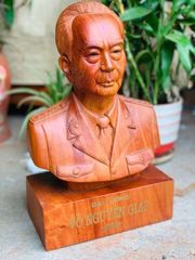 Tượng Danh Nhân - Tượng Gỗ Bác Hồ cao 40cm