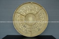 Mặt Trống Đồng Thúc Tay DK 90 Cm Dát Vàng