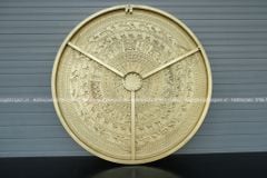 Mặt Trống Đồng Thúc Tay DK 60 Cm Dát Vàng