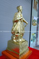 Tượng Trần Hưng Đạo Bằng Đồng Vỏ Đạn Cát Tút Cao 60 Cm Cày nổi