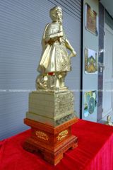 Tượng Trần Hưng Đạo Bằng Đồng Vỏ Đạn Cát Tút Cao 70 Cm Cày nổi
