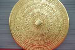 Mặt Trống Đồng Đúc DK 60 Cm - Dát Vàng