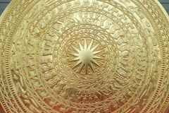 Mặt Trống Đồng Đúc DK 60 Cm - Dát Vàng