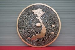 Mặt Trống Đồng Đúc DK 60 Cm - Có bản Đồ