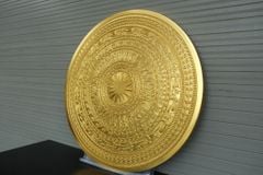 Mặt Trống Đồng Đúc DK 80 Cm Không Bản Đồ - Dát Vàng 18K