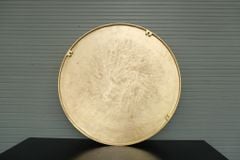 Mặt Trống Đồng Đúc DK 80 Cm Không Bản Đồ - Dát Vàng 18K - Vẽ Nền Đen