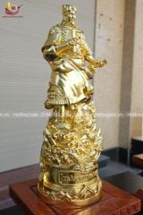 Tượng Trần Hưng Đạo Bằng Đồng Vàng Dát Vàng Cao 50cm (hàng kỹ)