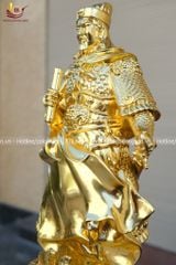 Tượng Trần Hưng Đạo Bằng Đồng Vàng Dát Vàng Cao 50cm (hàng kỹ)