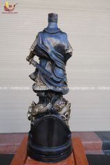 Tượng Trần Hưng Đạo Bằng Đồng Vàng Giả Cổ Cao 50cm (hàng kỹ)