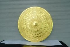 Mặt Trống Đồng Đúc DK 60 Cm - Dát Vàng 24k