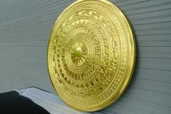 Mặt Trống Đồng Đúc DK 60 Cm - Dát Vàng 24k