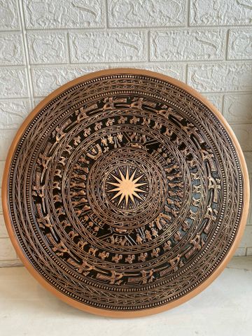 Mặt Trống Đồng Đúc DK 50 Cm Không Bản Đồ
