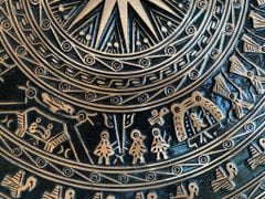 Mặt Trống Đồng Đúc DK 50 Cm Không Bản Đồ