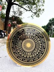 Mặt Trống Đồng CNC - Đồng Vàng Đường Kính 100