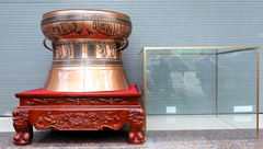 Trống Đồng Đông Sơn Đồng Đỏ Đường Kính 80cm - Hoa Văn Ngọc Lũ Họa Tiết Chìm