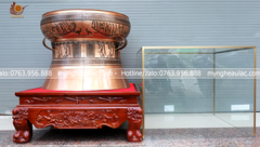 Trống Đồng Đông Sơn Đồng Đỏ Đường Kính 100cm - Hoa Văn Ngọc Lũ Họa Tiết Chìm