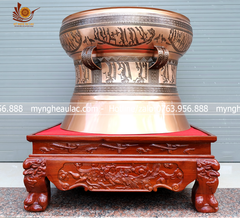 Trống Đồng Đông Sơn Đồng Đỏ Đường Kính 100cm - Hoa Văn Ngọc Lũ Họa Tiết Chìm