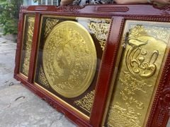 Tranh Trống Đồng Hưng Thịnh Kích Thước 197*117 Cm Khung Chữ Nhật