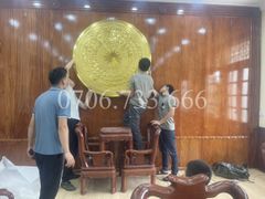 Mặt Trống Đồng Thúc Tay DK 140 Cm - Dát vàng 9999