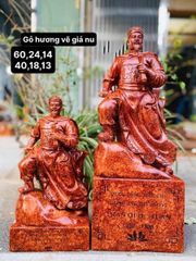 Tượng Danh Nhân - Tượng Gỗ Trần Quốc Tuấn - Gỗ Hương