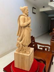Tượng Danh Nhân - Tượng Gỗ Trần Quốc Tuấn - Gỗ Ngọc Am Cao 81