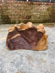 Tượng Phật - Di Lặc Ngồi Bao Tiền Gỗ Ngọc Am