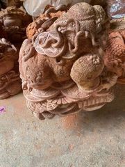 Tượng Cóc Thiềm Thừ- Gỗ Hương Đá Kích Thước Ngang 40cm, Cao 45cm, Sâu 50cm- Hàng Kỹ