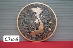 Mặt Trống Đồng Đúc DK 60 Cm - Có bản Đồ
