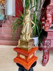 Tượng Trần Hưng Đạo Bằng Đồng Cát tút Cao 50 Cm chạm chìm
