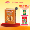  Bánh Gooka Cracker Nougat Cà Phê Muối 100g XK Chunha HQ 