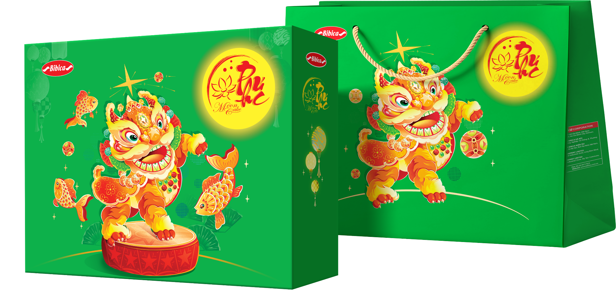  Bánh trung thu Đậu Xanh - Gấc 0 Trứng 150g (30A) 