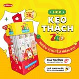  Hộp Kẹo Thạch Trái Cây Zoo Bibica 750g 