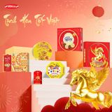  Minh Khang 1 - Bánh Hura Swissroll Cốm Dâu hộp 324g (3,24kg) 