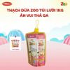  Kẹo thạch soda trái cây Zoo nhân thạch dừa Bibica ( 5,76kg) 