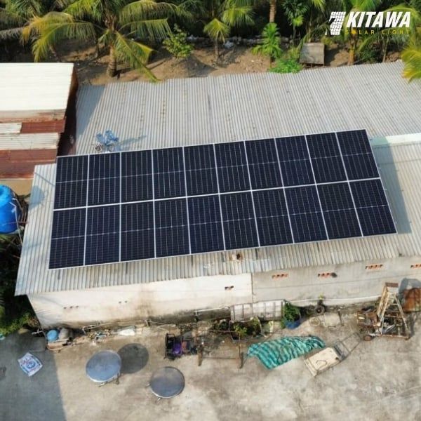 Hệ Điện Mặt Trời Hoà Lưới 8kWp 1 Pha Tự Lắp (Dùng Ban Ngày, Có Điện Lưới) - Hoá Đơn 3 - 5 Triệu