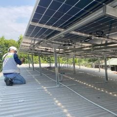 Hệ Điện Mặt Trời Hybrid 20kWp Áp Cao Tự Lắp (Dùng Được Ban Đêm, Khi Cúp Điện) - Hoá Đơn 10 - 20 Triệu