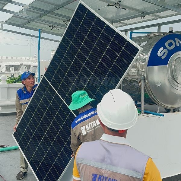 Hệ Điện Mặt Trời Hybrid 8kWp 1 Pha Tự Lắp (Dùng Được Ban Đêm, Khi Cúp Điện) - Hoá Đơn 3 - 5 Triệu