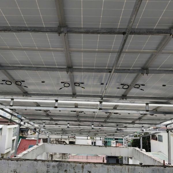 Hệ Điện Mặt Trời Hybrid 5kWp 1 Pha Tự Lắp (Dùng Được Ban Đêm, Khi Cúp Điện) - Hoá Đơn 1,5 - 3 Triệu