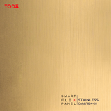  TẤM ỐP THAN TRE TODA VÂN THÉP STAINLESS 