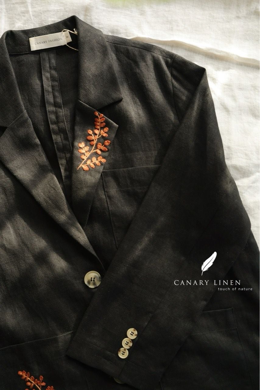  Leafin Blazer - Đen 