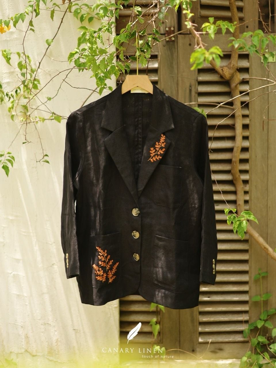  Leafin Blazer - Đen 
