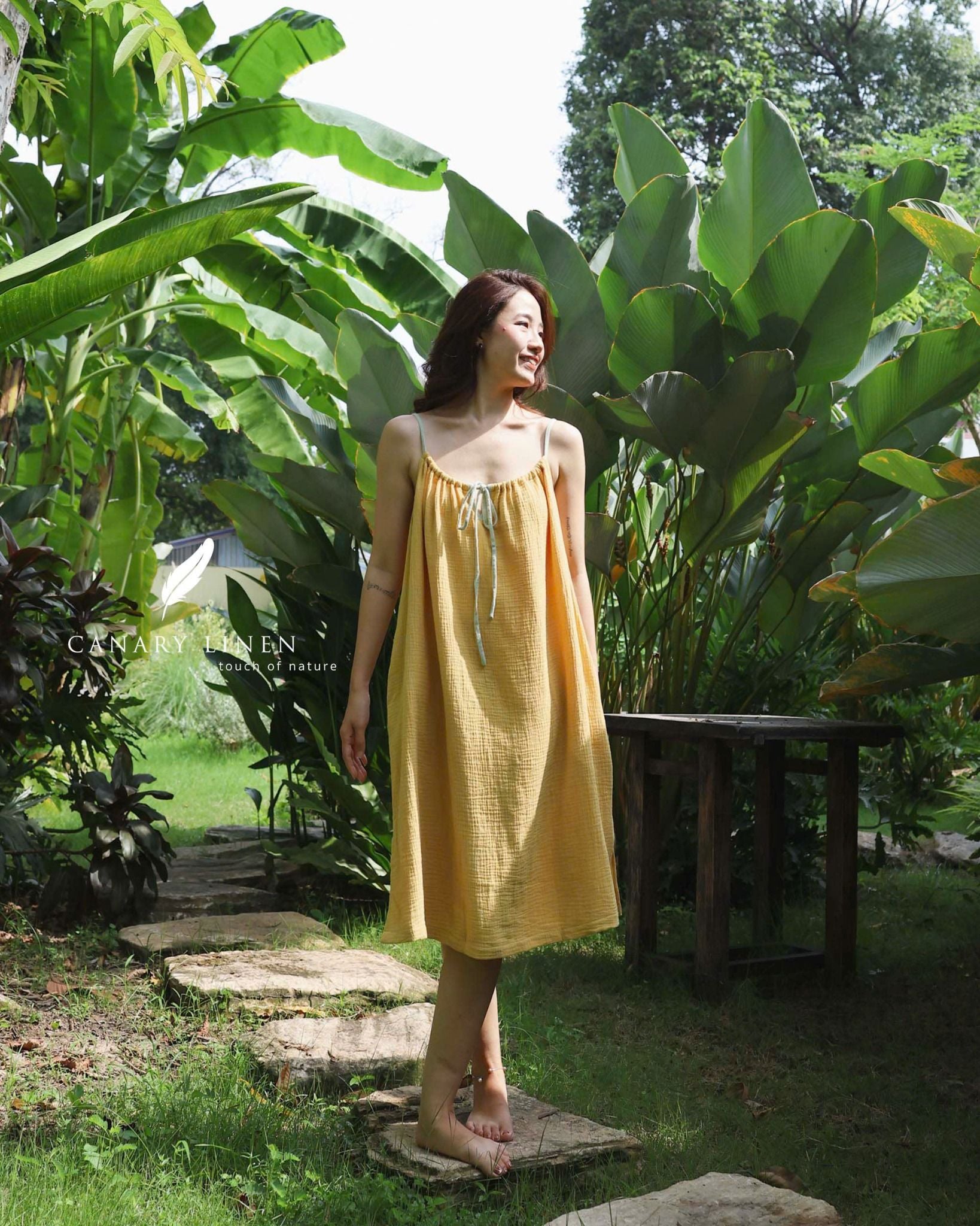  Flune Dress - Vàng 