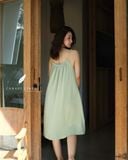  Flune Dress - Xanh đậu 