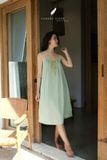  Flune Dress - Xanh đậu 