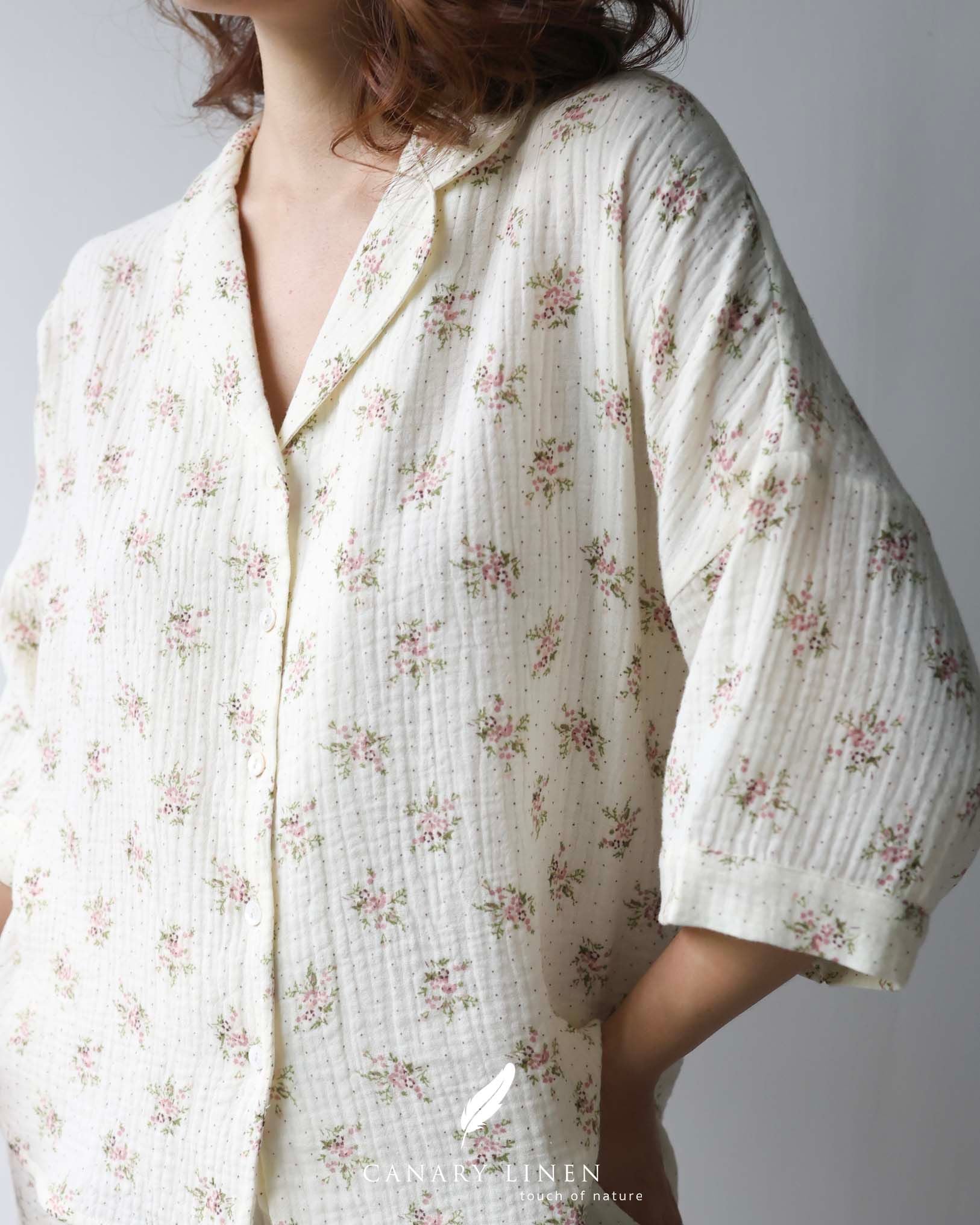  Mira Set - Hoa kem bông tím 